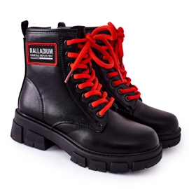 S.Barski Barnens svarta varma stövlar Fincastle