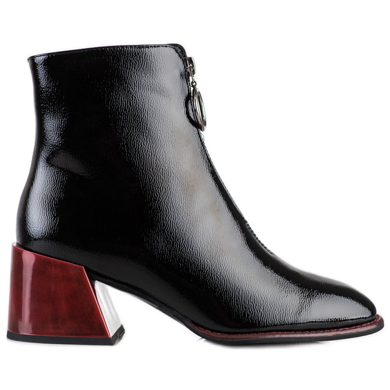 Filippo Snygga kängor med dragkedja svart