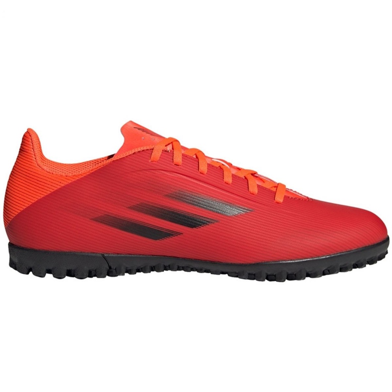 Adidas X Speedflow.4 Tf M FY3336 fotbollsskor apelsiner och röda