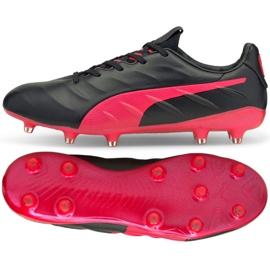 Puma King Platinum 21 FG / AG M 106478 02 fotbollsskor svart svart