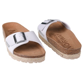 Tofflor Geographical Norway Sandalias Bios Pala Hebilla W GNW20419-17 vit