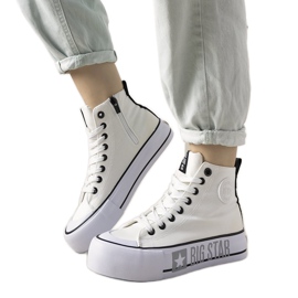 Kvinnors vita Big Star sneakers från Balvin