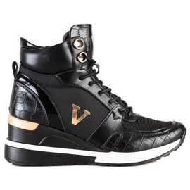 Hög VINCEZA Sneaekrsy svart