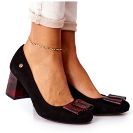 Dampumps Maciejka mocka svart 3356A-20 / 00-1