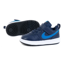Nike Court Borough Low 2 (TDV) M BQ5453-403 skor purpur marinblå