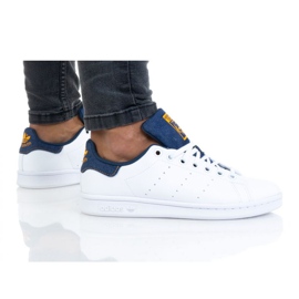Adidas Stan Smith Jr GZ7359 skor vit blå
