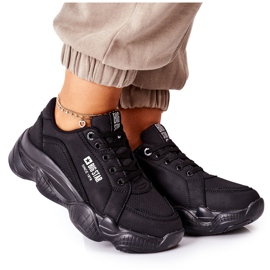 Kvinnors sportskor Memory Foam Big Star II274356 Svart