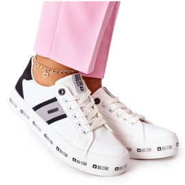 Läderskor på The Big Star II274071 vit plattform