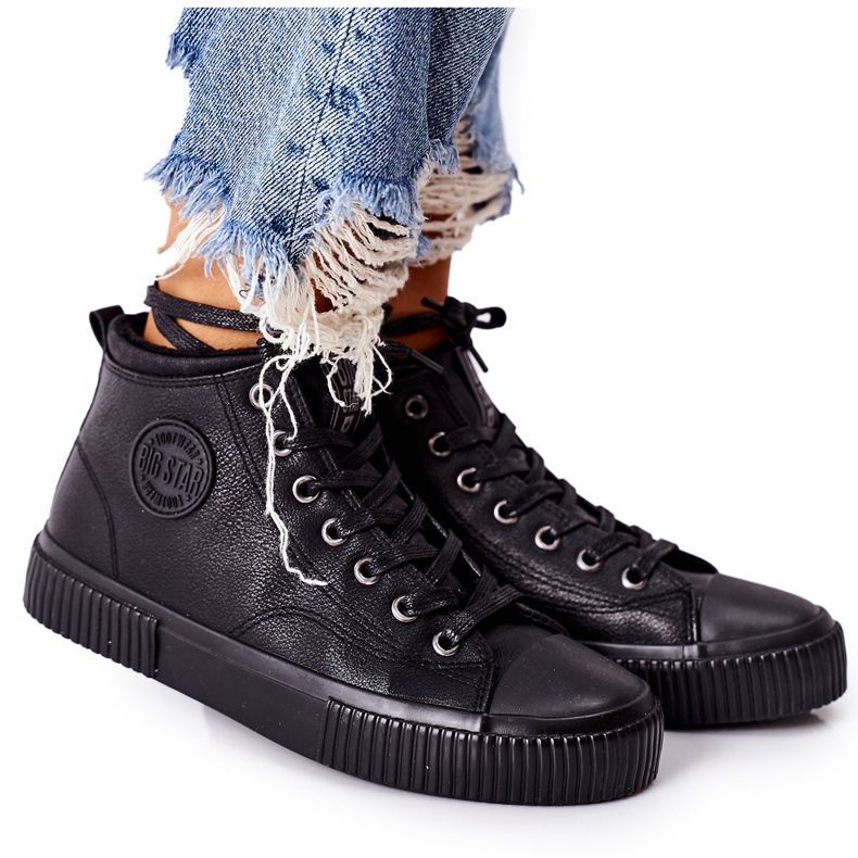 Högisolerade sneakers Big Star II274157 Svart