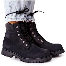 Damskor i läder, Big Star II274446 Svart