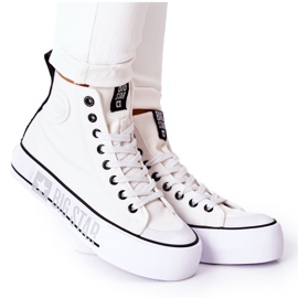 Höga sneakers på The Big Star II274014 vit plattform