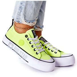 Sneakers On The Big Star II274022 Neongul plattform
