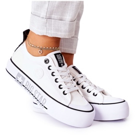 Sneakers On The Big Star II274021 Plattform Vit