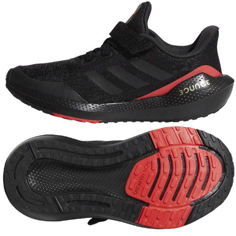 Adidas EQ21 Run El K Jr GZ5399 löparskor svart