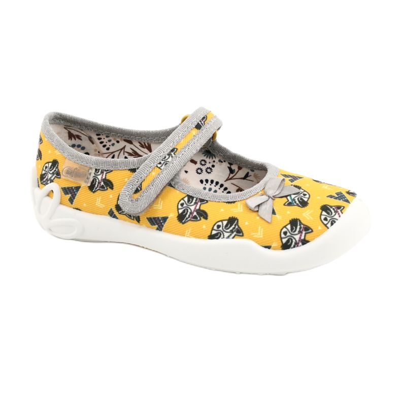 Befado barnskor 114X424 grå gyllene