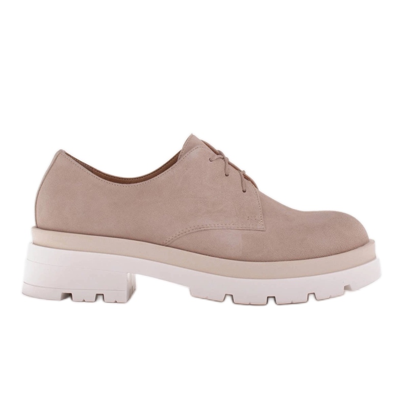 Marco Shoes Angelina skor med sulor i vitt och beige
