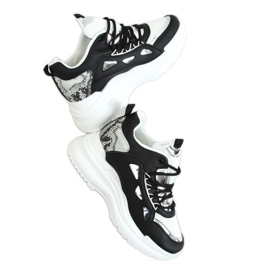 Svarta svarta sportskor 3170 Svart