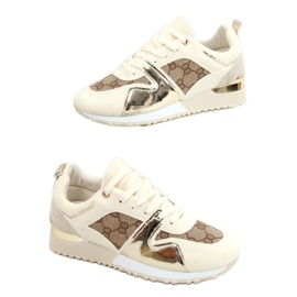 Beige sportskor B0-906 Beige