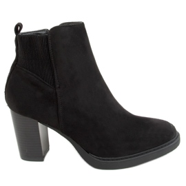 Svart 1155 Svarta höga klackar