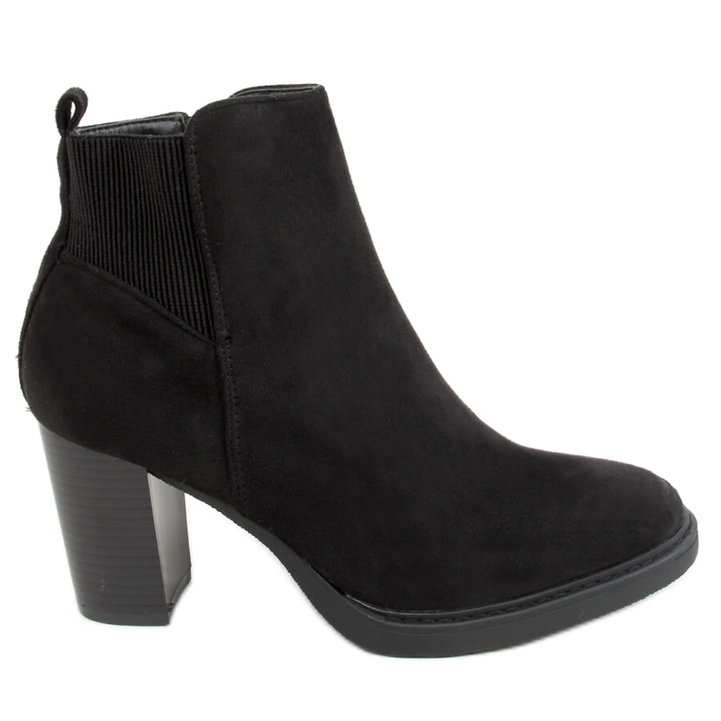 Svart 1155 Svarta höga klackar