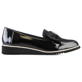 Goodin Lätta skor med rosett svart