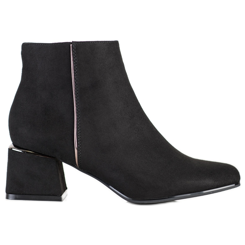 Goodin Eleganta stövlar i mocka svart