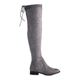 M.Daszyński Knäskor på en platt häl grå