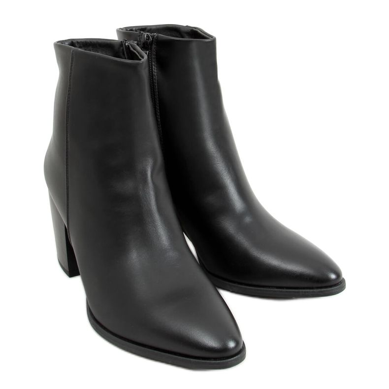 Svarta höga klackar 9546 Svart