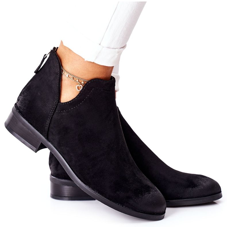 Vinceza Varma stövlar i mocka för kvinnor Svart Joaliene