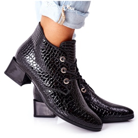 Vinceza Svarta Albeq högklackade stövlar