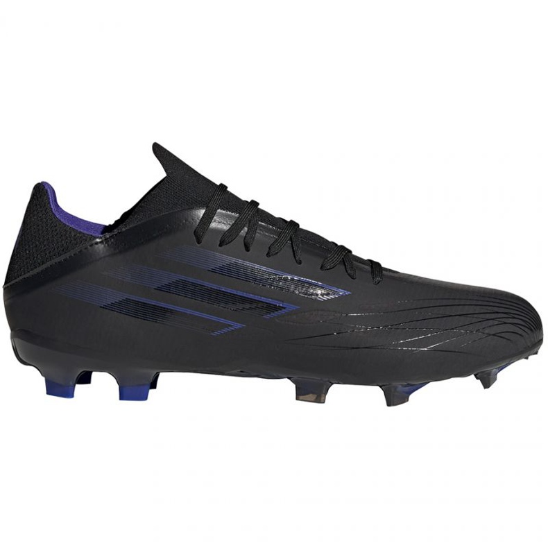 Adidas X Speedflow.2 Fg M FY3288 fotbollsskor svart, svart, lila svart