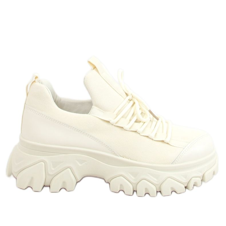 Beige NB520P Beige sportskor med hög sula