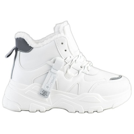 Evento Varma stövlar Sneakers vit