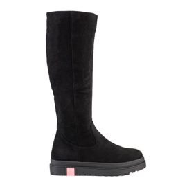 Seastar Mocka Platform stövlar svart