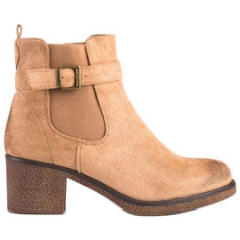 Marquiz Bekväma casual stövlar brun