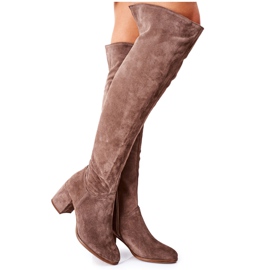 Mocka bruna stövlar Nicole 2582