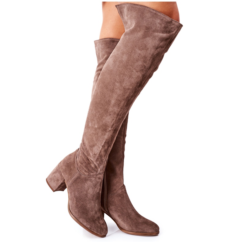 Mocka bruna stövlar Nicole 2582