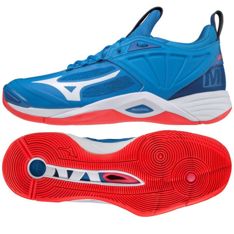Mizuno Wave Momentum Ii M V1GA211224 volleybollskor blå blå