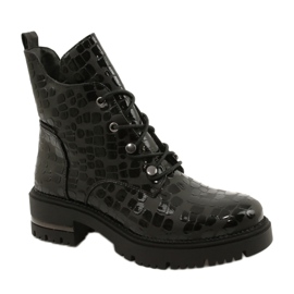 Snygga Sergio Leone TR744 stövlar svart