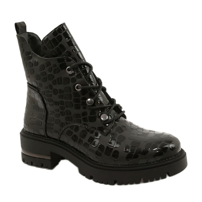 Snygga Sergio Leone TR744 stövlar svart