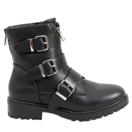 Militära svarta stövlar C655 Svart