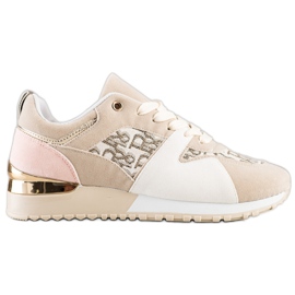 SHELOVET Snygga sneakers beige