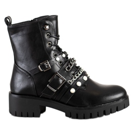 Cm Paris Trendiga arbetare med pärlor svart