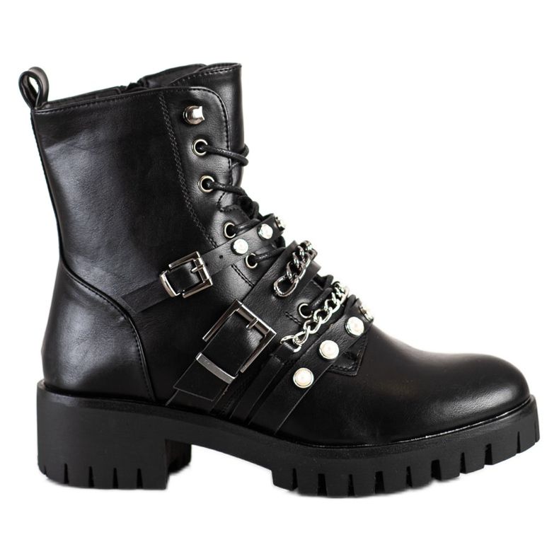 Cm Paris Trendiga arbetare med pärlor svart