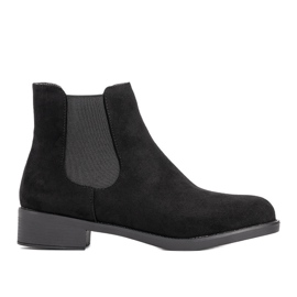 Svarta klassiska damisolerade stövlar Cristal