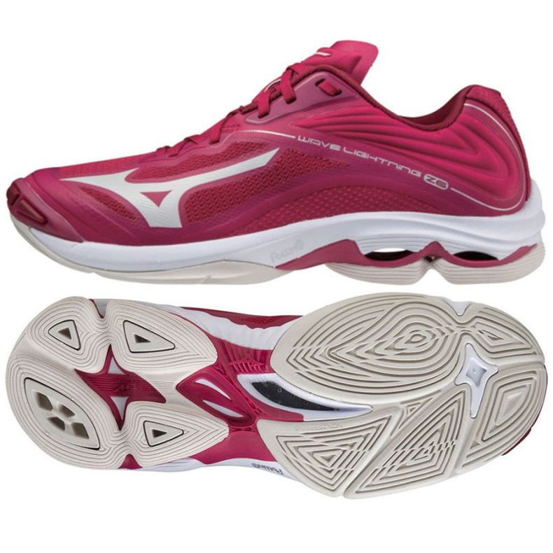 Mizuno Wave Lightning Z6 Low W V1GC200064 volleybollskor röd apelsiner och röda