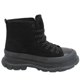 Svarta damskor med fotled 85-730 Svart