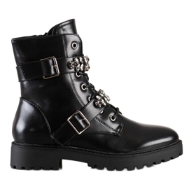 Bestelle Varma arbetare med kristaller svart