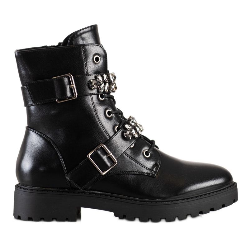 Bestelle Varma arbetare med kristaller svart