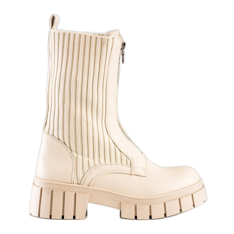 Seastar Beige arbetare med en strumpa